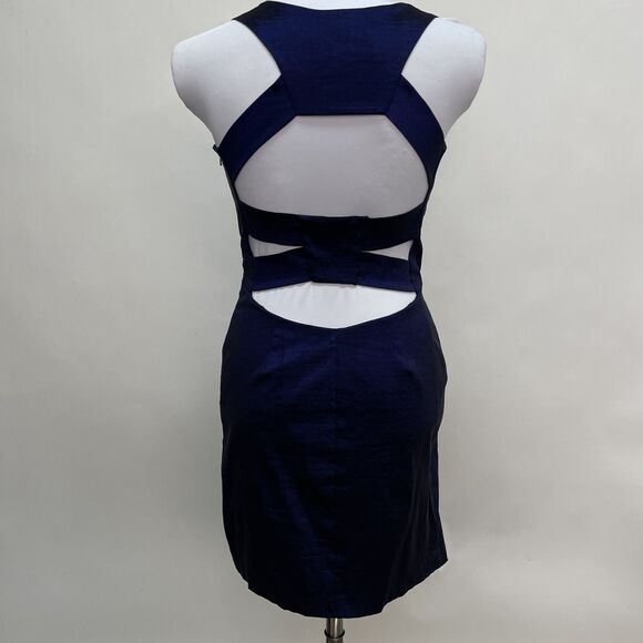 Jessica McClintock Women's Dress Size 4 Purple Sleeveless - Picture 5 of 8